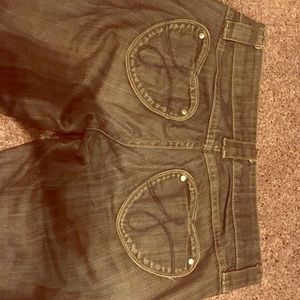Juicy Couture heart pocket jeans
